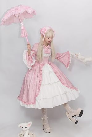 Yucahype Gothic Lolita Dress, Long-Sleeved, Halloween, Christmas, Large Size, Ruffles, Costume, Photography, Sweet Lolita, Princess, Cosplay, Lolita, Aristocratic Lady, Lace