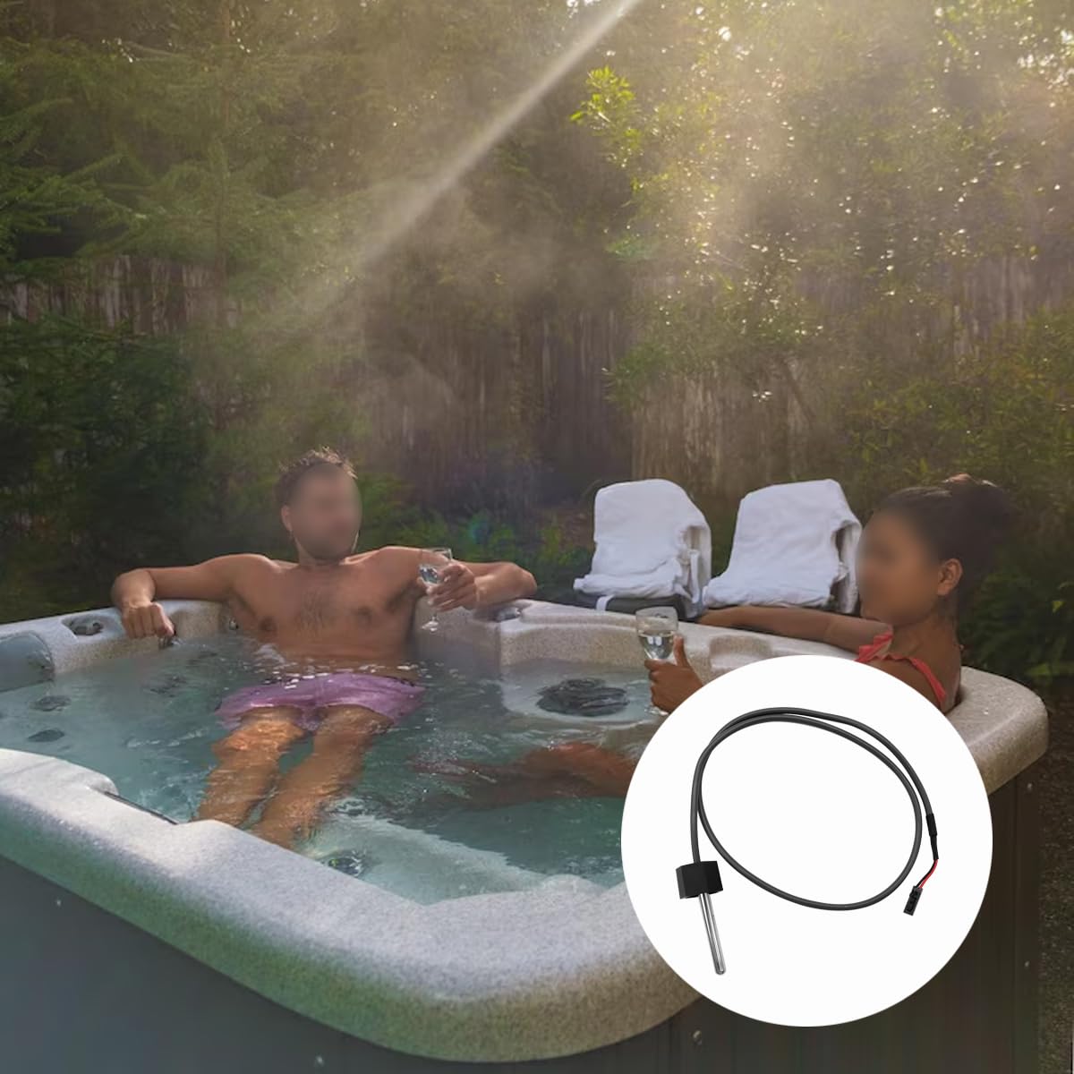Czujnik temperatury zamienny systemu Balboa Spa M7 kompatybilny z częściami Balboa do wanien spa do naprawy podgrzewacza spa