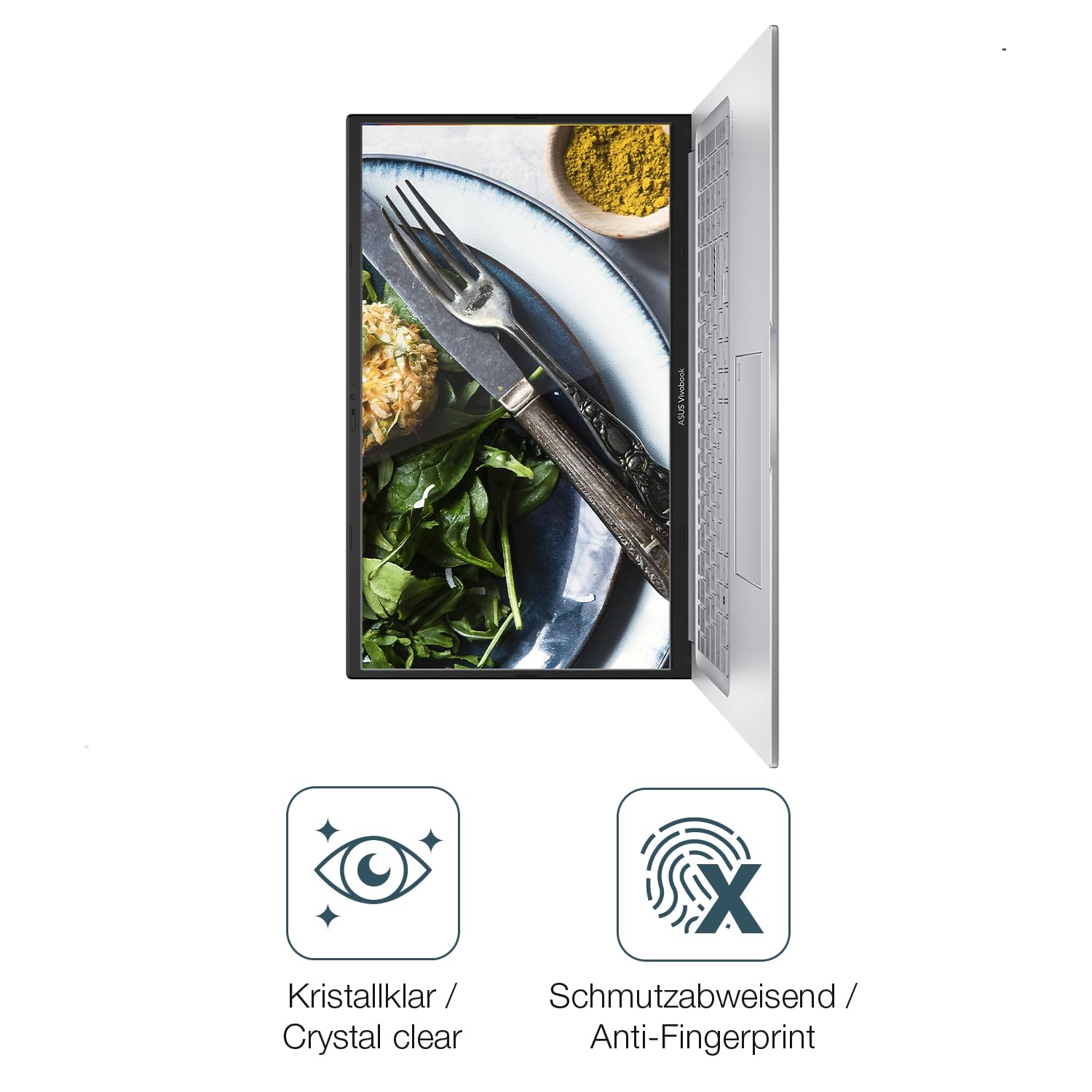 dipos 2x Film protection écran pour ASUS 17.3 Zoll i1355U