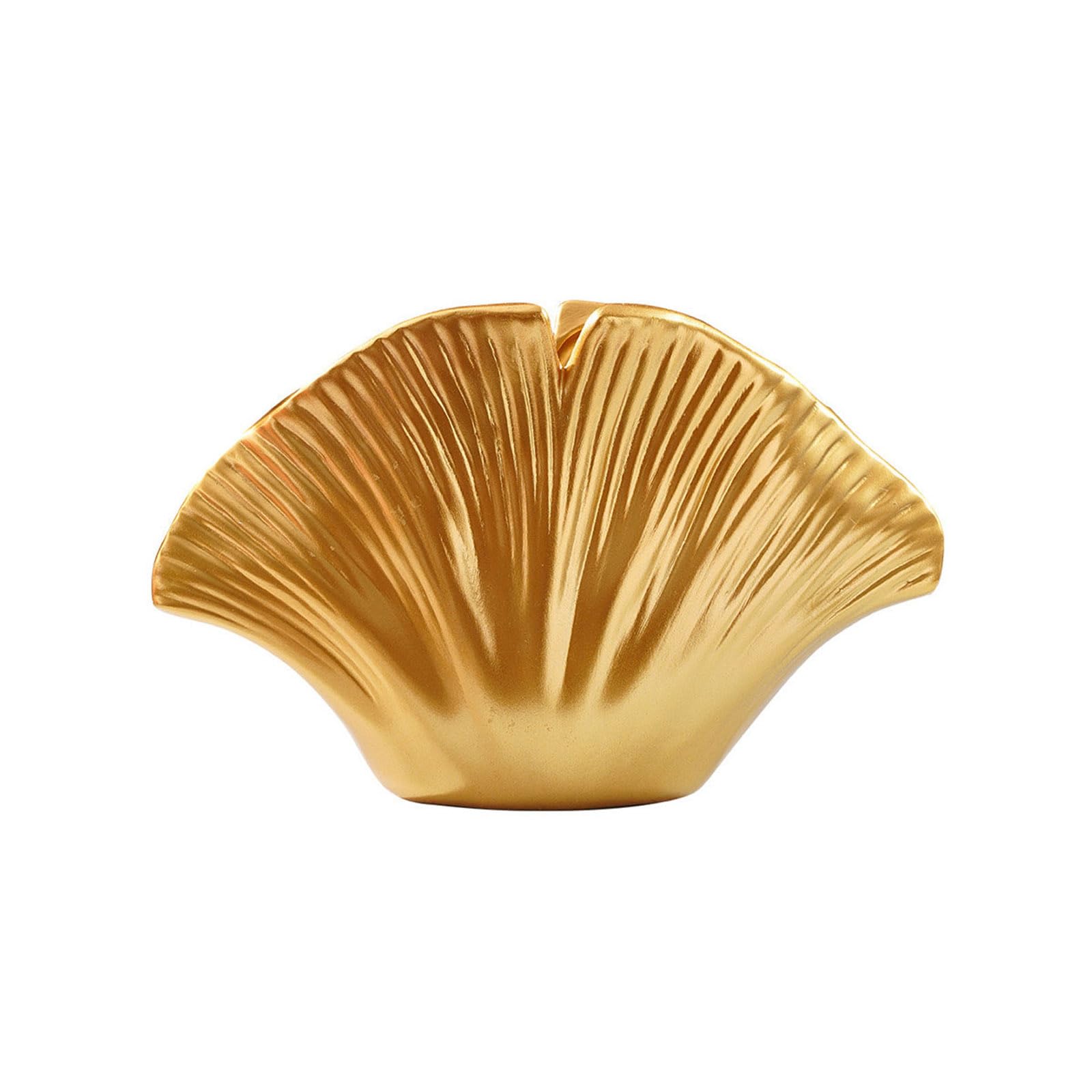 Unique Decorative Resin Shell Shape Vase Ideal for Home or Farmhouse Centerpieces Artistic Flower Vase