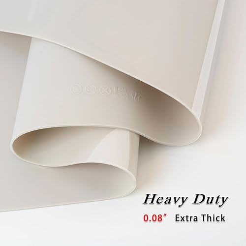 Miniatura 3 de Manteles individuales de silicona, antideslizantes de grado alimenticio, impermeables, para comedor, resistentes a las manchas, protector de