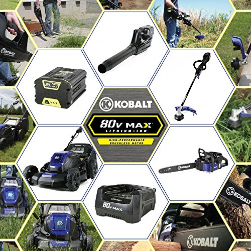 image for Kobalt 80-Volt Max 16-in Straight Brushless Cordless String Trimmer wi