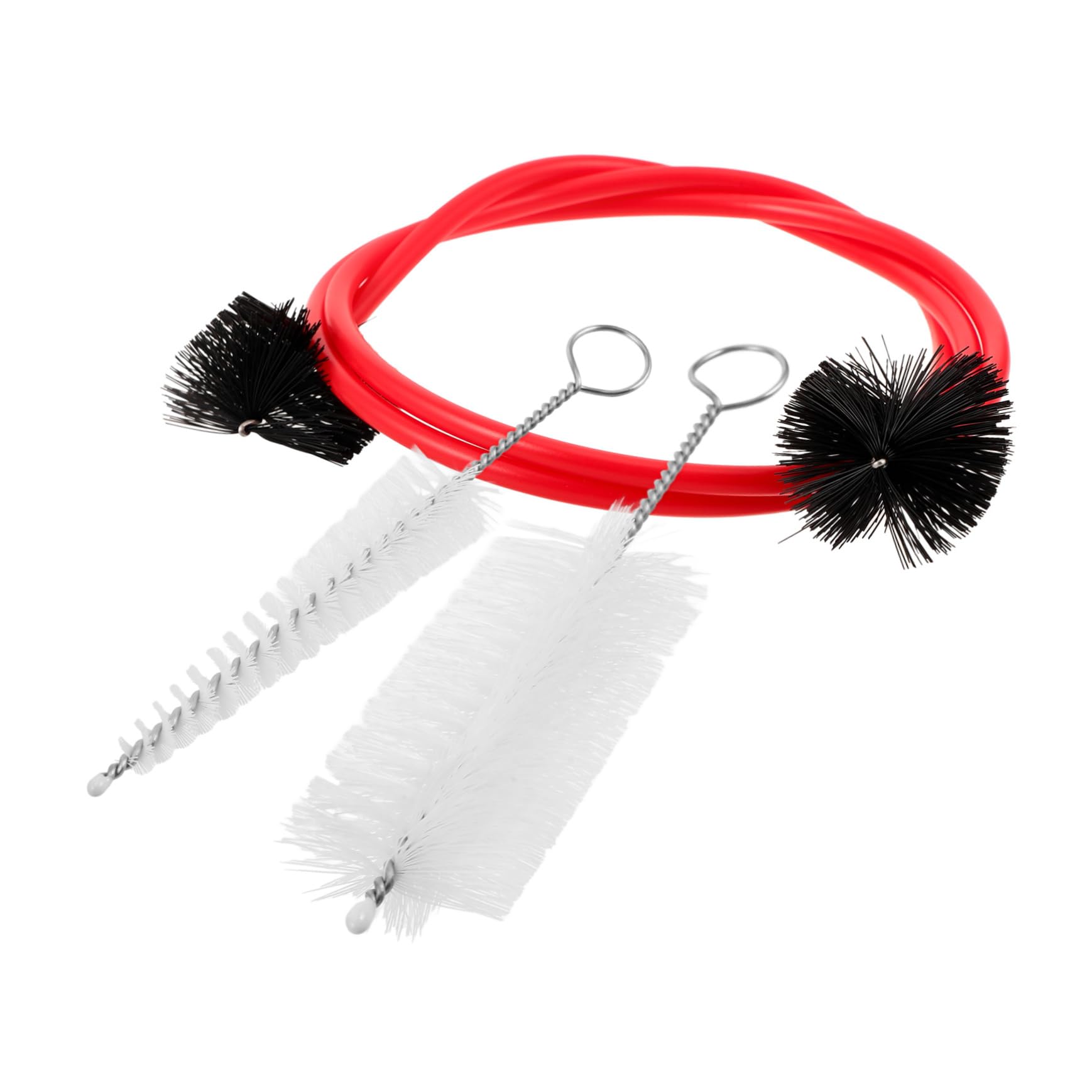 Totority 1 Set Wind Instrument Cleaning Kit Trumpet Flute Saxophone Accessories Cleaning Swabs Straw Cleaner Brush Small Brush