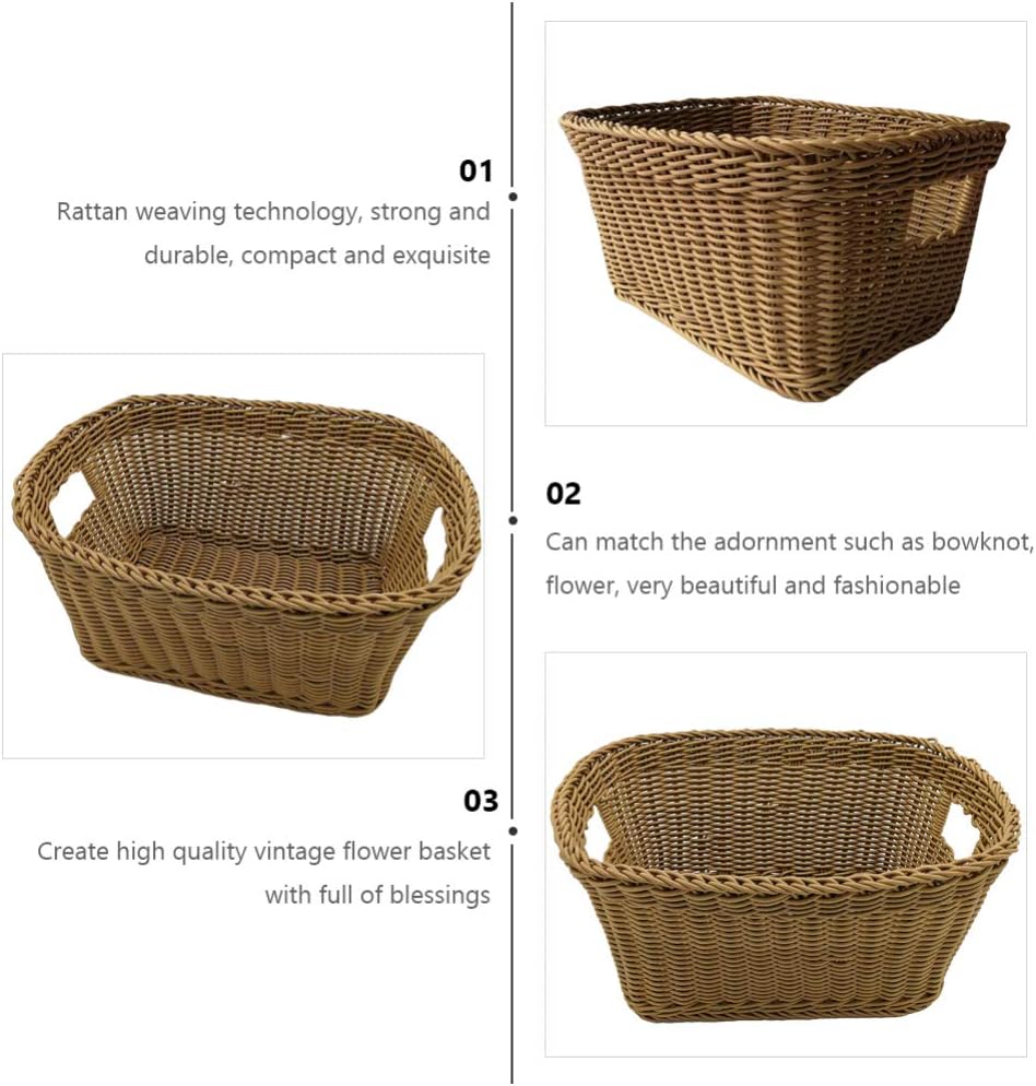 Cabilock Rattan for Storage Large Wicker Laundry Hamper Lid Woven Laundry Basket Lid