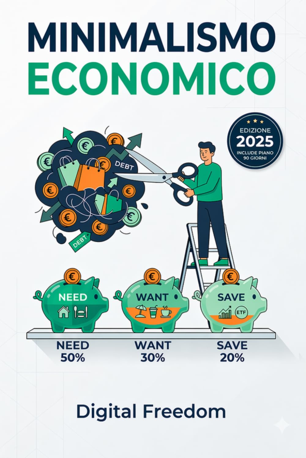 Minimalismo Economico: Come spendere meno, vivere meglio e ritrovare la libertà finanziaria