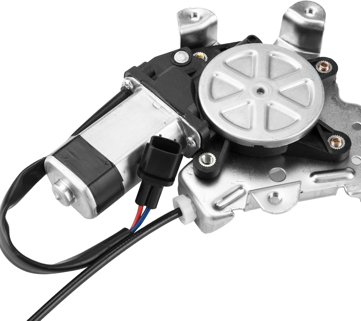 PHILTOP 741-348 Power Window Motor and Regulator Assembly Front Driver Side Compatible with Equator 2009-2010,Xterra 2005-2015,Frontier 2005-2015,Pathfinder 2005-2010