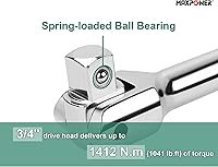 Vista 3 de MAXPOWER Barra rompedora de 36 pulgadas con impulsor de 3/4