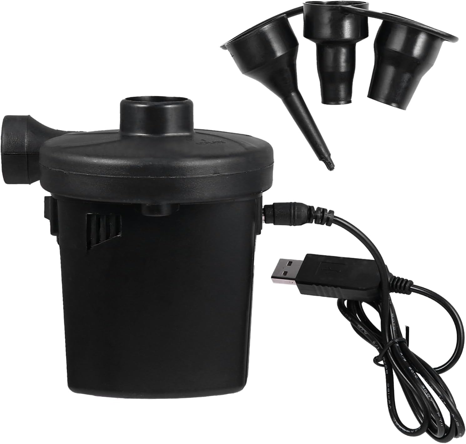 ABOOFAN Portable Inflator Pump Electric Air Mattress Pump Battery Powered for Air Mattress