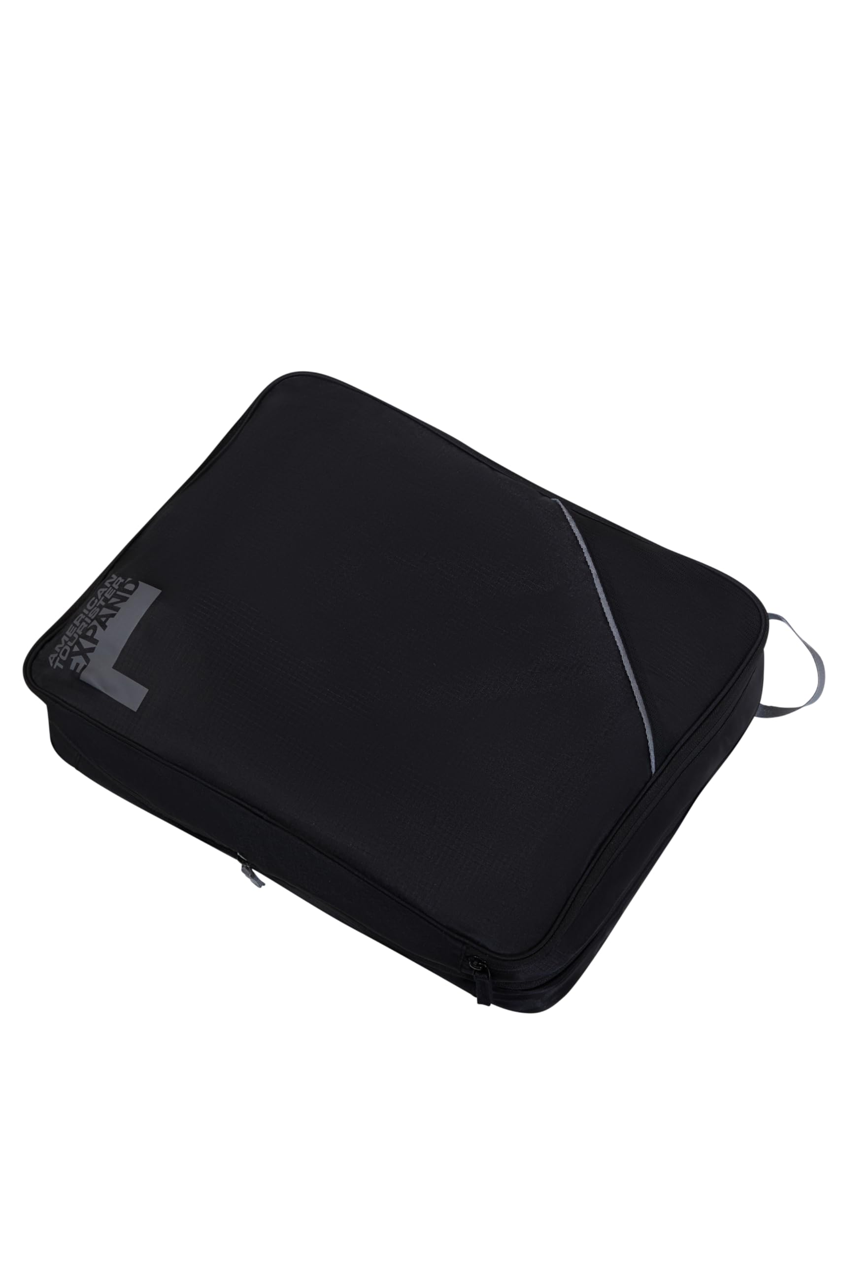 American Tourister Set di Cubi da Viaggio 3 Pezzi - Organizer pr Valigia pr Vacanze, Organizer pr Bagaglio pr Valigia, Bagaglio a Mano e Zaino, Nero/Grigio