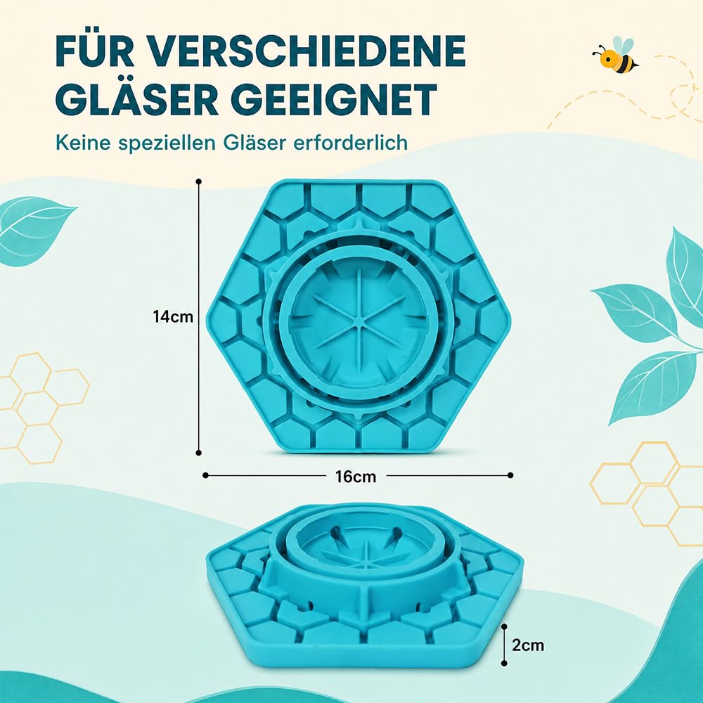 2er Set Bienentränke, Blau Insektentränke Garten, Bienentränke für den Garten, Vogel und Insektentränke, Wildtiertränke für den Ga-rten und Balkon