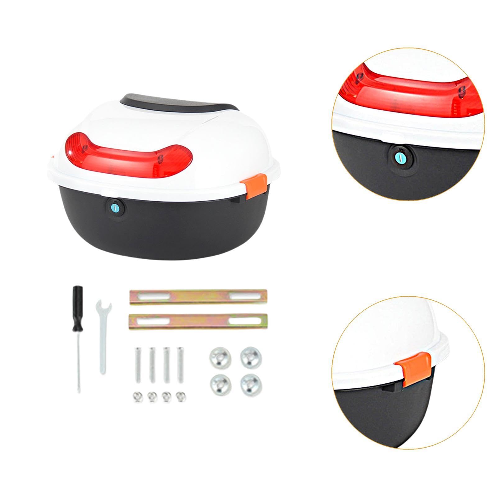 Qianly Top Case de avec Boucle de Verrouillage et Deux Clés pour Un Rangement Sécurisé