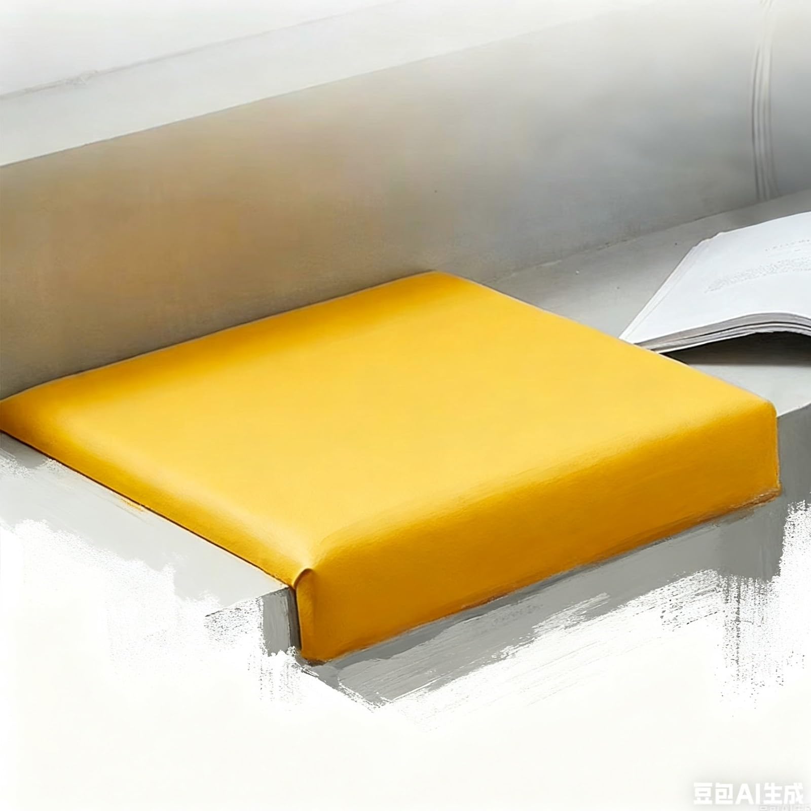 Coussin de banc imperméable en cuir antidérapant pour assise de jardin 1 place