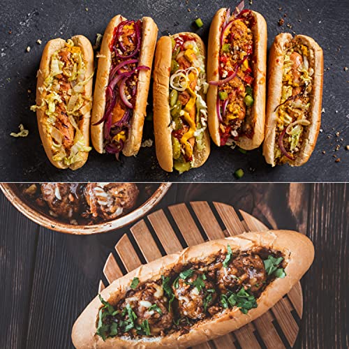 Royal Spice Soft Burger Buns Backmischung 400g - Soft & fluffig - Burger Brötchen & Hot Dog Brötchen Schnell und Einfach selbst herstellen - Nicht zu dominant im Geschmack, absolut locker und leicht!