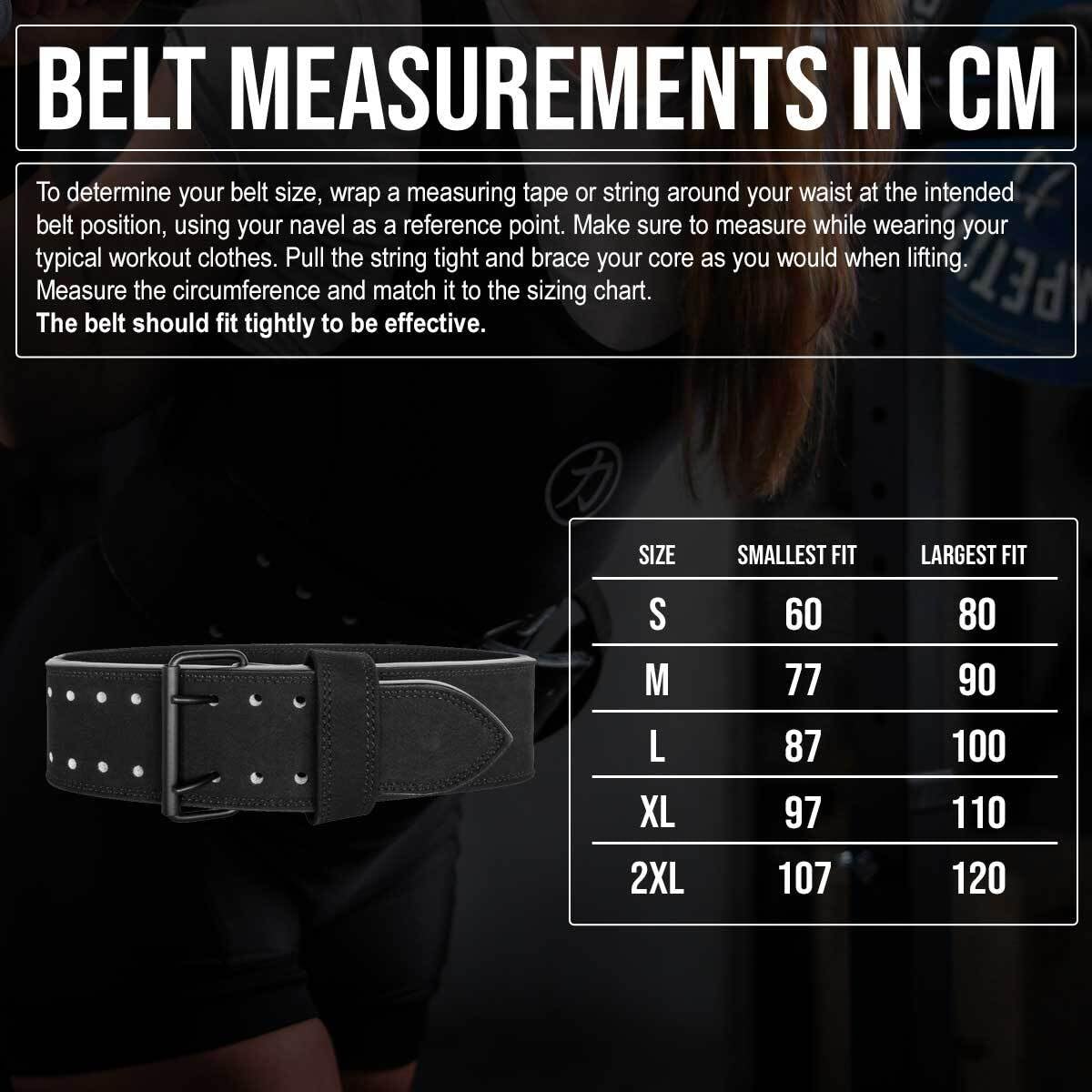 Strength Shop Ceinture de force musculation 13 mm avec boucle, Certifié IPF, ceinture musculation homme et femme, robuste et durable, stabilise le tronc et la colonne pendant l'entraînement