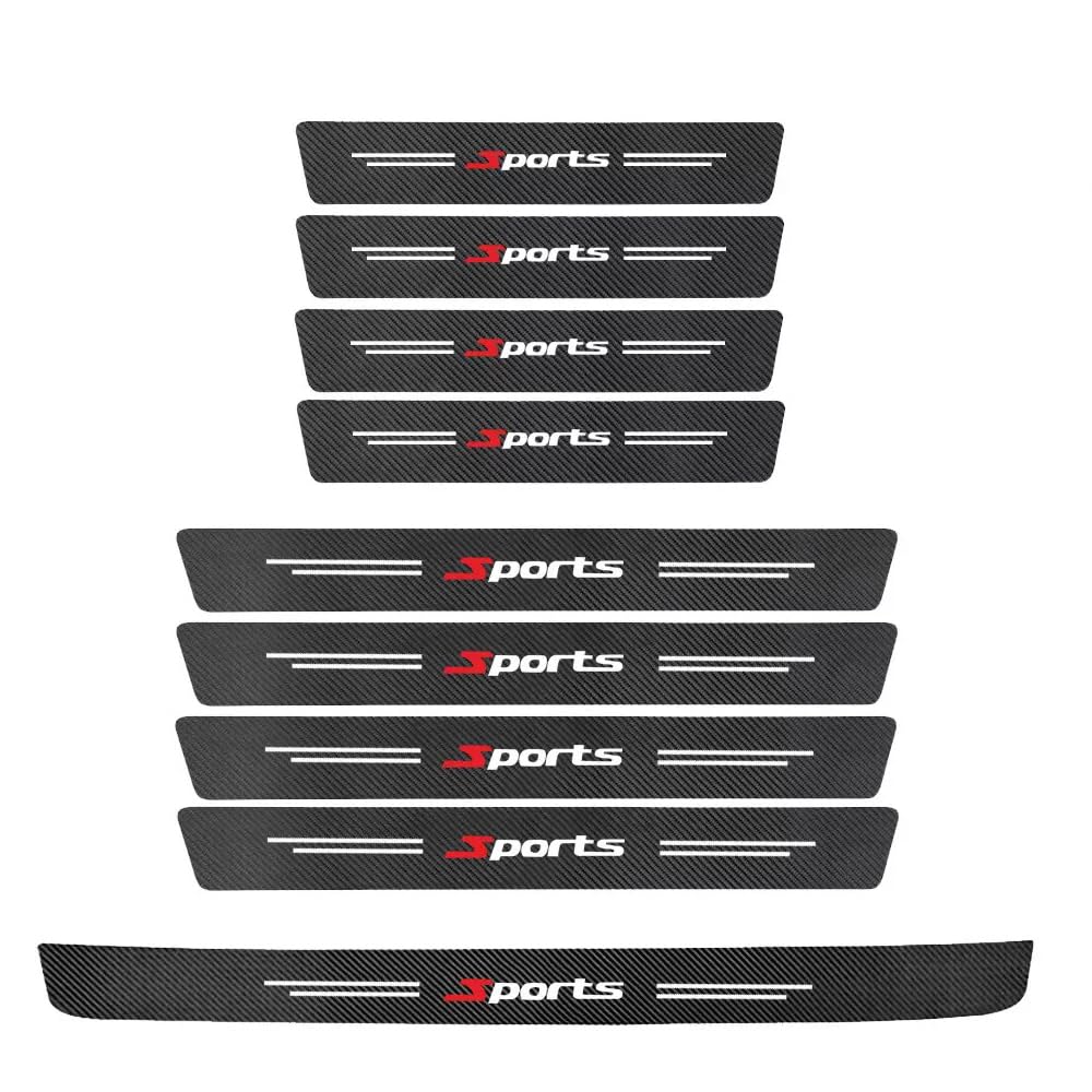 QIZUN 9 Pcs Car Door Sill Protector for BMW X7 G07 2019-2026
