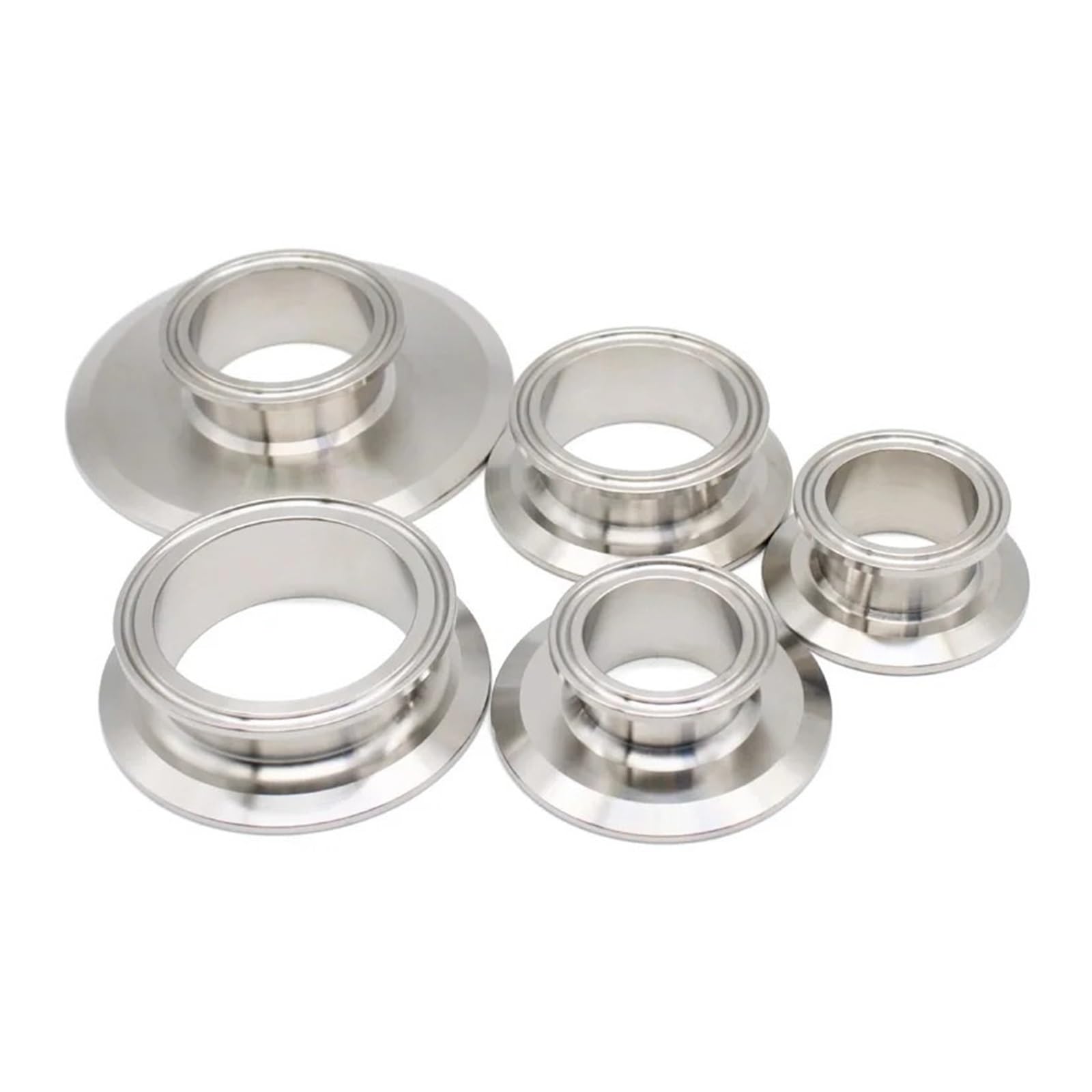 Liuch 50.5Mm X 119Mm Tri Clamp Reducer End Cover 1.5" 2" 2.5" 3" 4" Ss304 Stainless Steel 50.5 64 77.5Mm Ferrule Sanitary(50.5Mm X 119Mm)