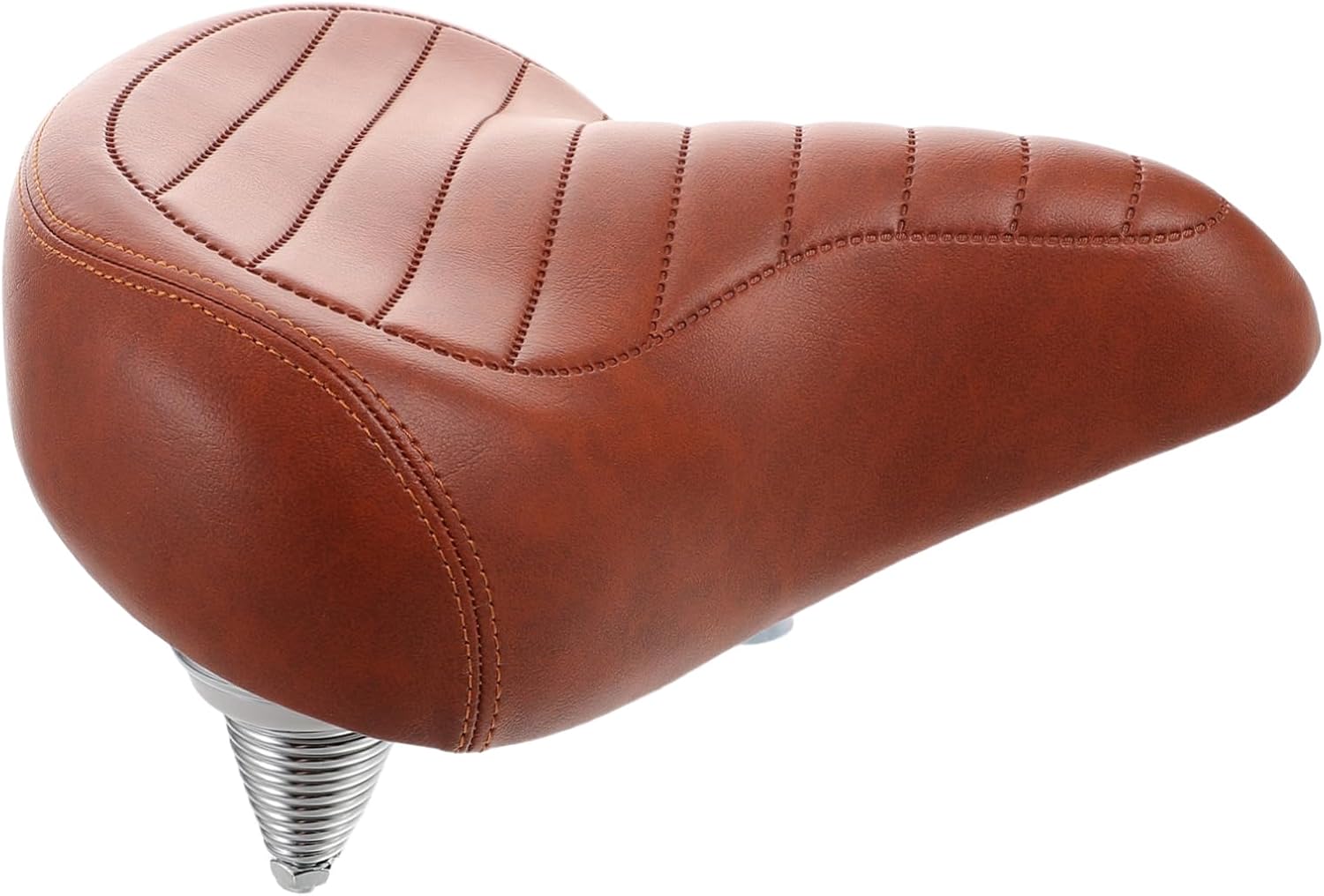 Oversized Bike Seat Comfortable PU Padded Saddle Replacement for Mountain and Road Biking Breathable Design for Men Women Quick Setup Cycling Accessory