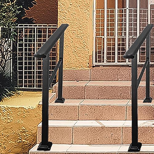 Rampe d'escalier à 2 marches pour l'accès sécurisé au jardin