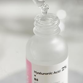 ROLANYIN Hyaluronic Acid 2% + Vitamin B5 Facial Serum for Intense Hydration Plumping and Nourishing Soothing Anti Aging Benefits Skin Repair and Elasticity Enhancement Skin Care