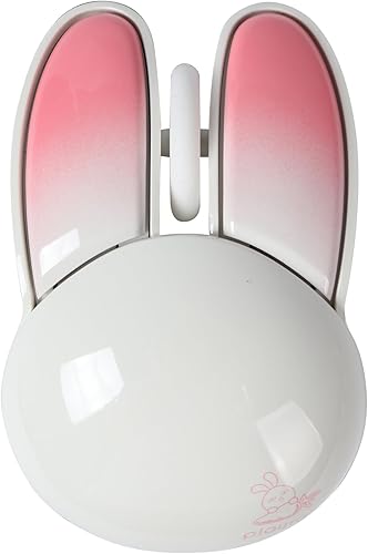 Miniatura 6 de Ratón inalámbrico lindo conejito Bluetooth doble modo ratón de computadora pequeño silencioso USB óptico silencioso Kawaii conejo ratón inalámbrico
