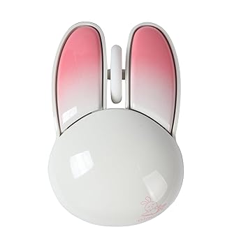 GUGUELEC Wireless Mouse, Pink, Bluetooth & 2.4G Dual-modes, Unisex, 1200DPI, Quiet Click, Smooth Texture, 10m Range, Compatible with Windows, Mac OS, Chromebooks, iPad, Laptops