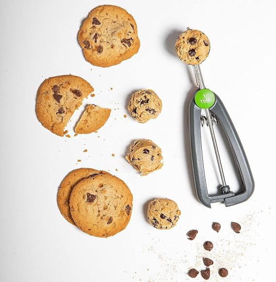 Prep Solutions by Progressive Quick Release Cookie Scoop - 1 Tbsp.,Grey