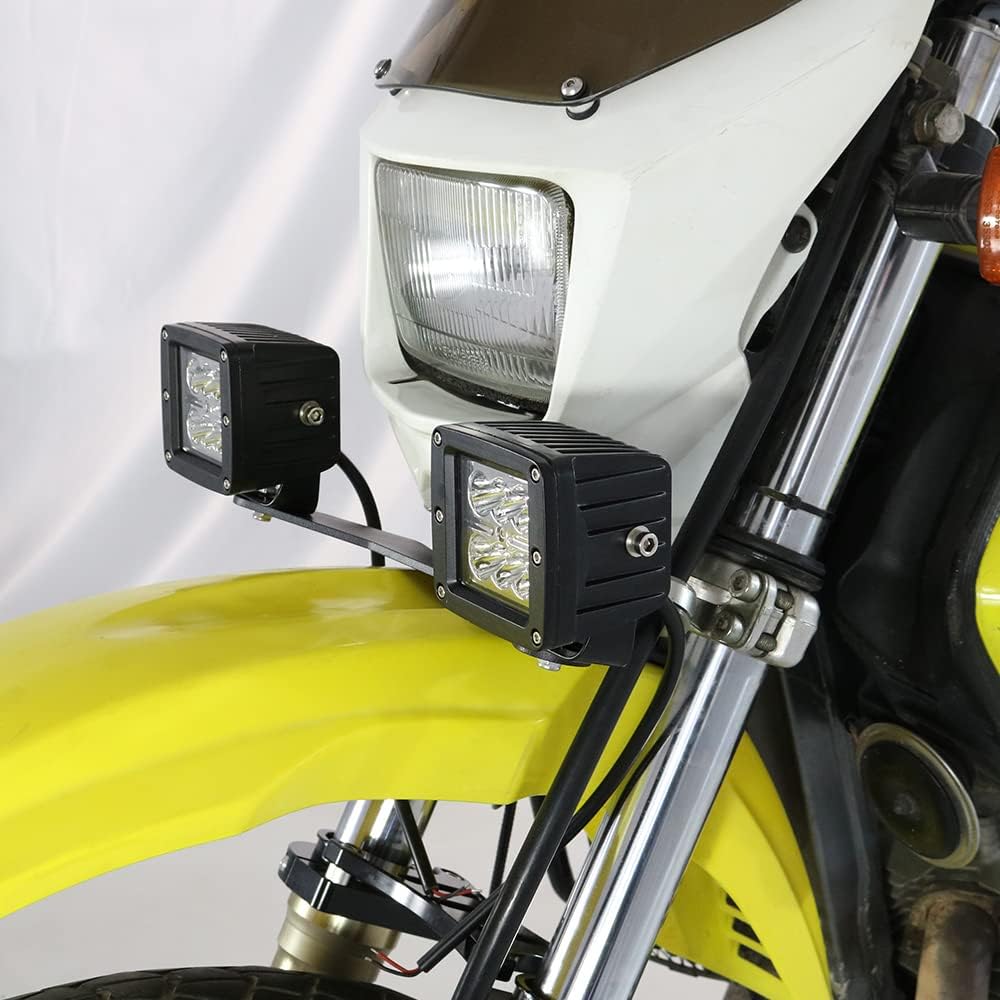 Xitomer Motorcycle Auxiliary Light Bracket, Fit for DR650 1996 - 2025 2024 2005 2006 2007 2008 2009 2010 2012 2013 2014 2015 2016 2017 2018 2019 2020 2021, Motorcycle Addition Light Bracket