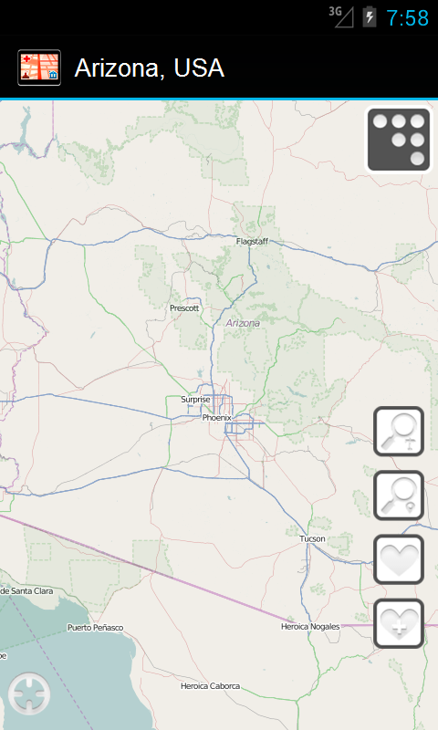 Arizona, USA Vector Map: Travel Monster - App on Amazon Appstore