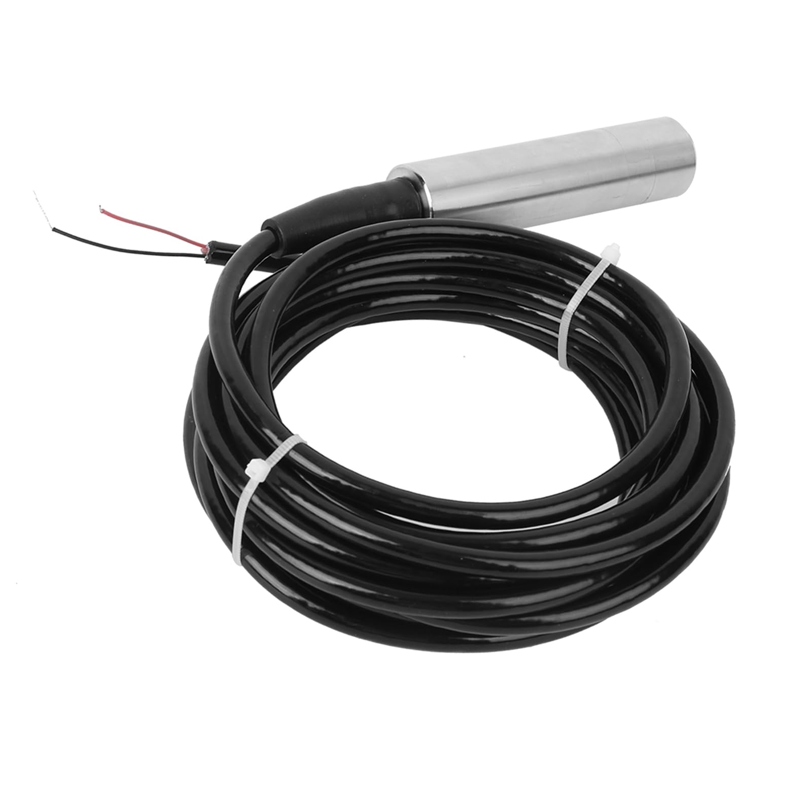 Wasserstandsensor TL-136, Flüssigkeitsstandgeber 12-32VDC 4-20mA Edelstahl, Industrielle Durchflussschalter Reichweite 0-5m, 304 Edelstahl Signalausgang