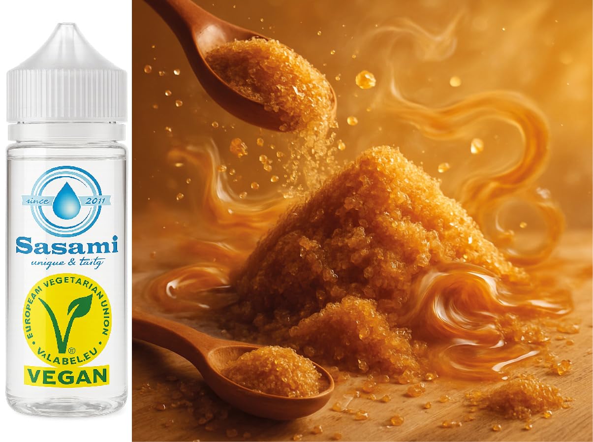 Brązowy cukier aromat koncentrat – Wegański – Sasami – 100ml