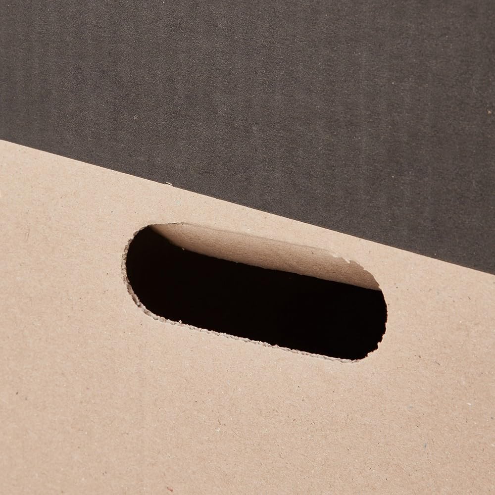 Pack and Move - Lote de 50 cajas de almacenaje para mudanza, 36 x 28 x 18 cm, asas reforzadas, 3 adhesivos