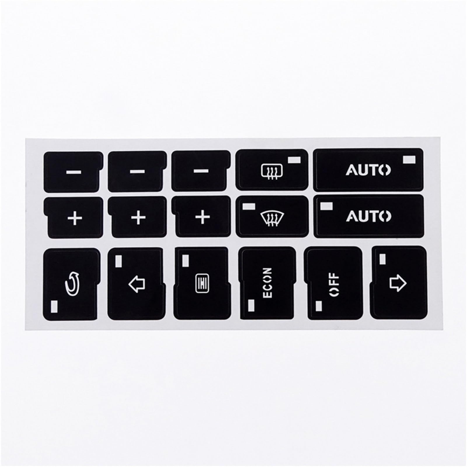 Dash Button Sticker Compatible with for A4 B6 B7 2000 2001 2002 2003 2004 Car Air Condition Ac Climate Control Button Repair Stickers Decals 16keys