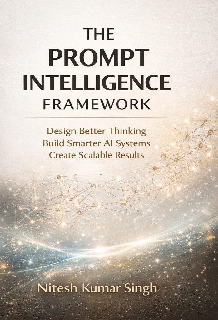 The Prompt Intelligence Framework: Design Better Thinking, Build Smarter AI Systems, Create Scalable Results (The AI Economy Series)      Kindle Edition