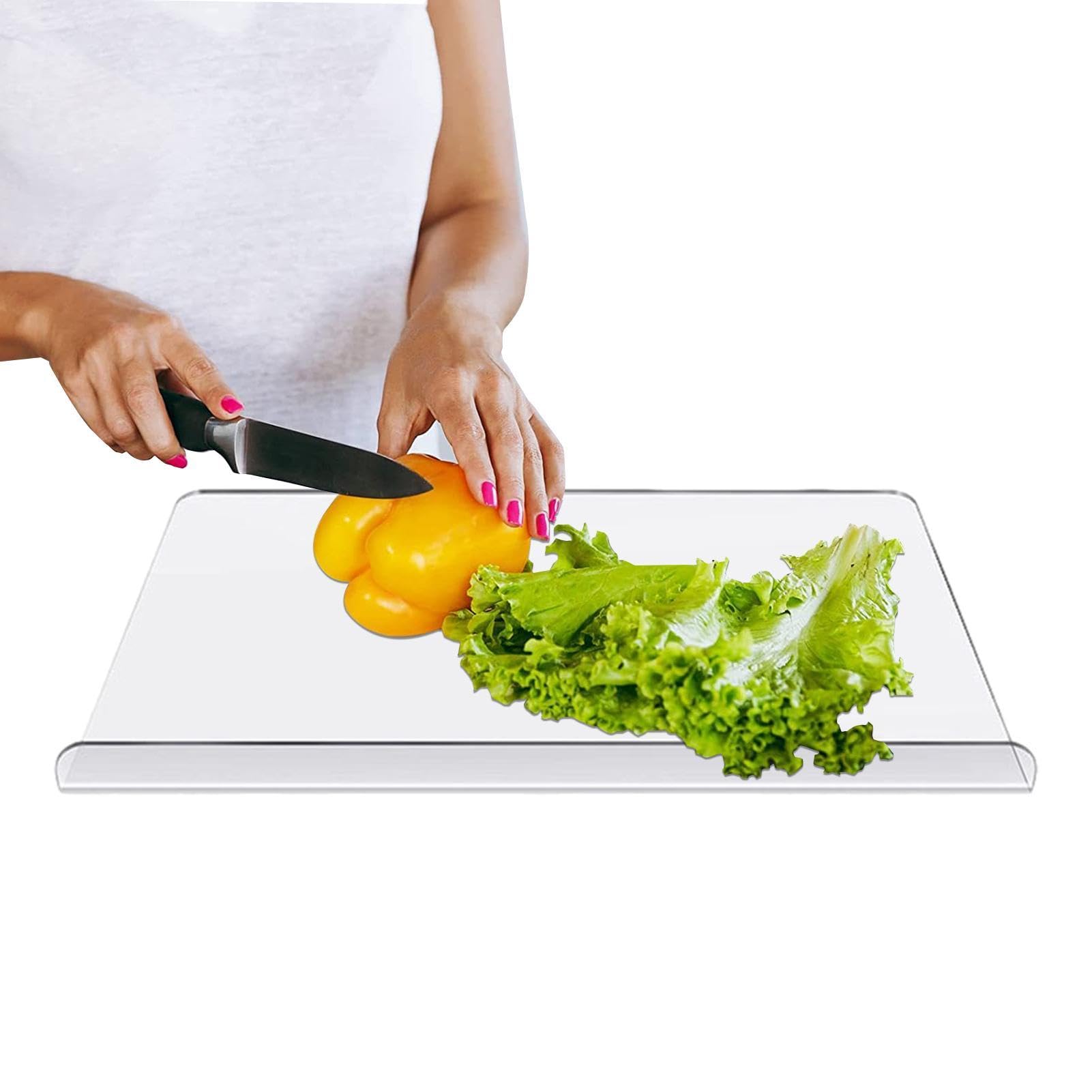 Planche à découper acrylique antidérapante multifonctionnelle pizza fruits