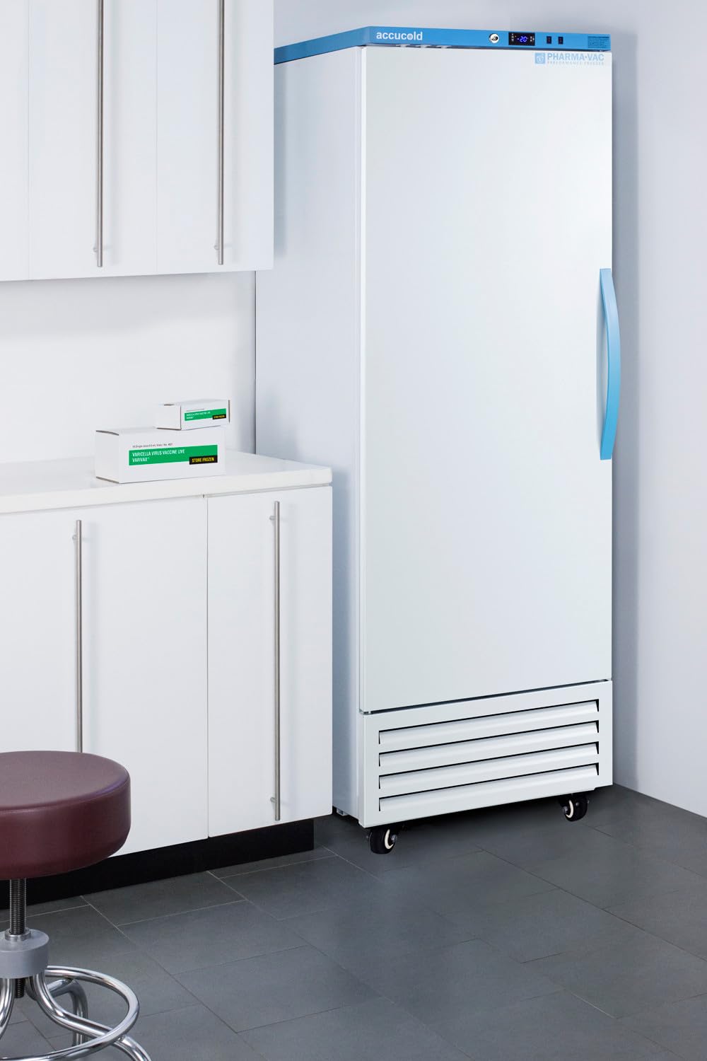 Accucold Afs17pvdl2blhd 14.83 Cubic Feet Upright Vaccine All-Freezer - White; Data Logger Included; High/Low Temperature Alarm; Lhd (Left-Hand Door Swing); Carb Compliant on Fridge.com - View 4