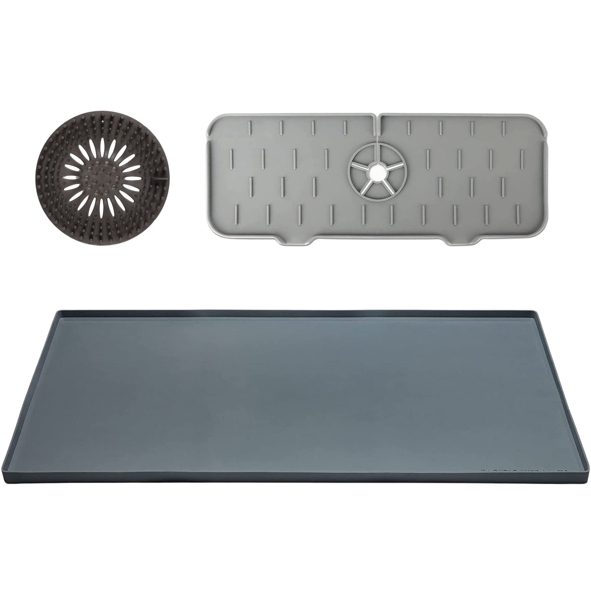 Under Sink mat with Non Slip Shelf Liners Pad Under The Sink