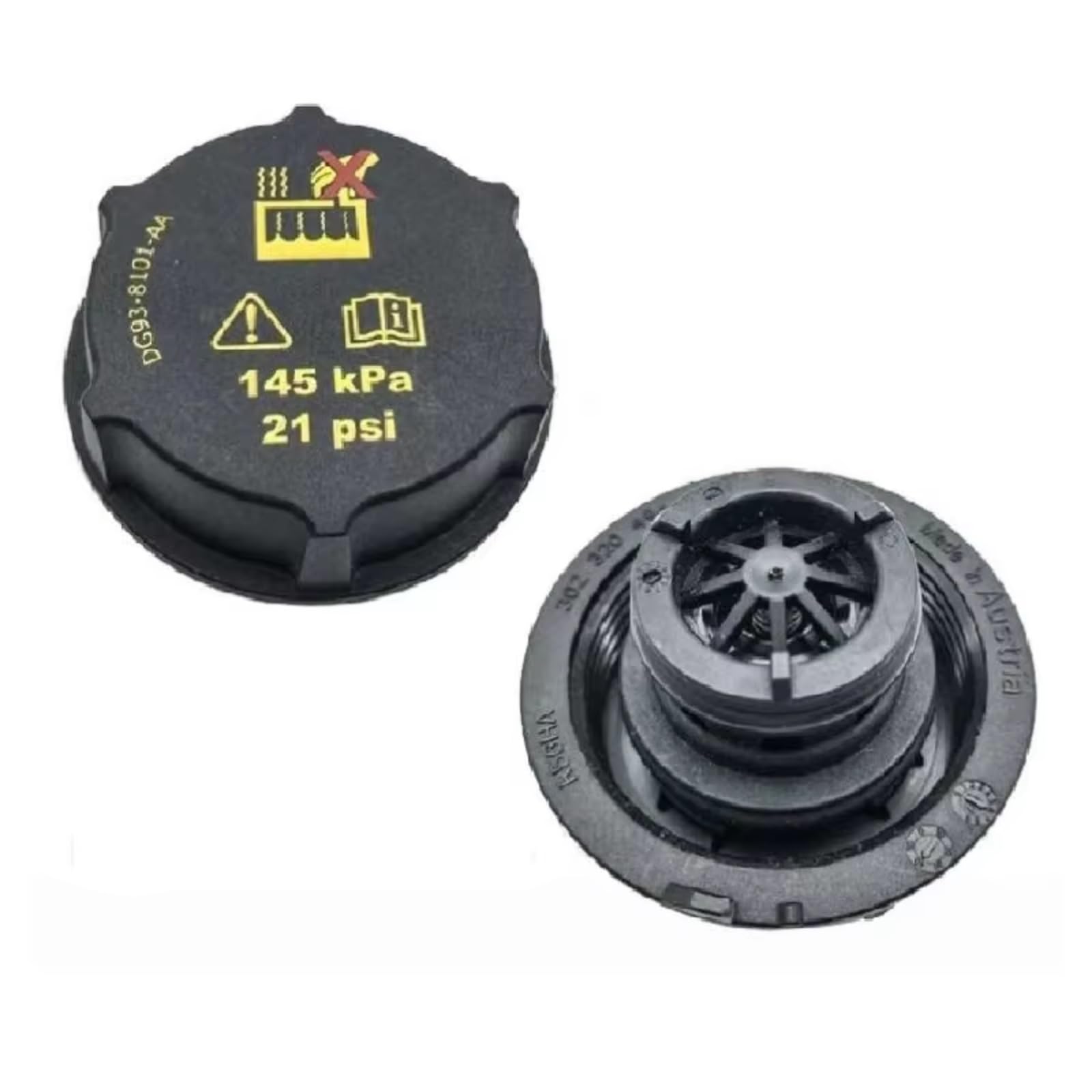 Tanque de Agua Auxiliar para Ranger 2018 2019 2020 2021 2022 2013 2024 OEM FR3Z8A080A Tanque de desbordamiento del radiador de expansión de refrigerante con Tapa