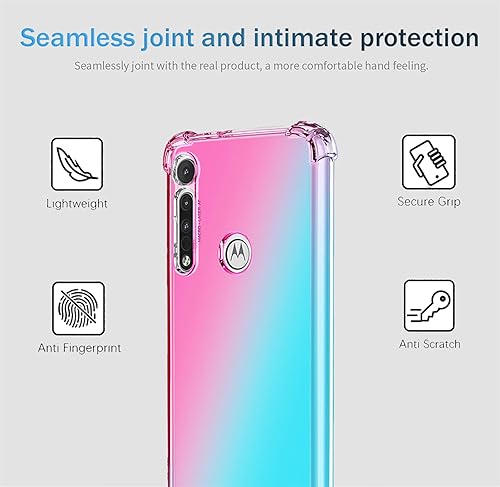 Miniatura 3 de Funda transparente para Moto G8 Plus, transparente, colorida, delgada, suave, TPU, antiarañazos, a prueba de golpes, antiarañazos, funda protectora