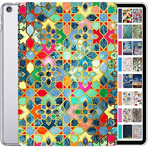 Image of DuraSafe Cases for iPad 9th 8th 7th Gen Hard Back Printed Case A2602 MK2L3HN /A A2604 MK2N3HN /A MK2P3HN /A A2603 A2605 MK663HN /A MK6A3HN /A A2270 MYLC2HN /A A2428 A2429 A2430 A2197 MW762HN /A - Damask