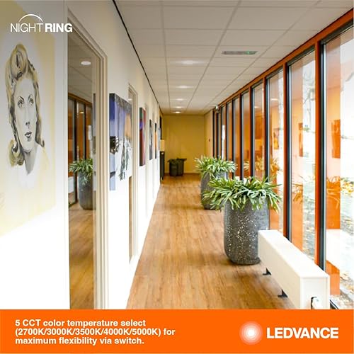 Vista 48 de Sylvania - Kit de luz empotrable de 5 pulgadas/6 pulgadas con tecnología LightSHIELD, LED germicida, 9 W = 65 W, 700 lúmenes, 5 CCT selección