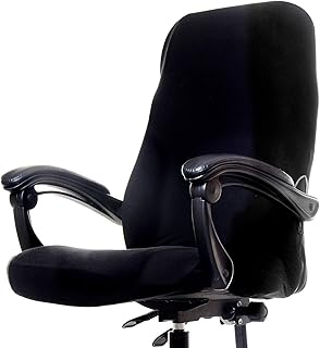 Computer Office Chair Cover - Protective Stretchable Chair Covers Stretch Chair Slipcover (B)