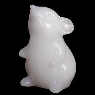 Handmade Marble Crystal Mouse Figurine