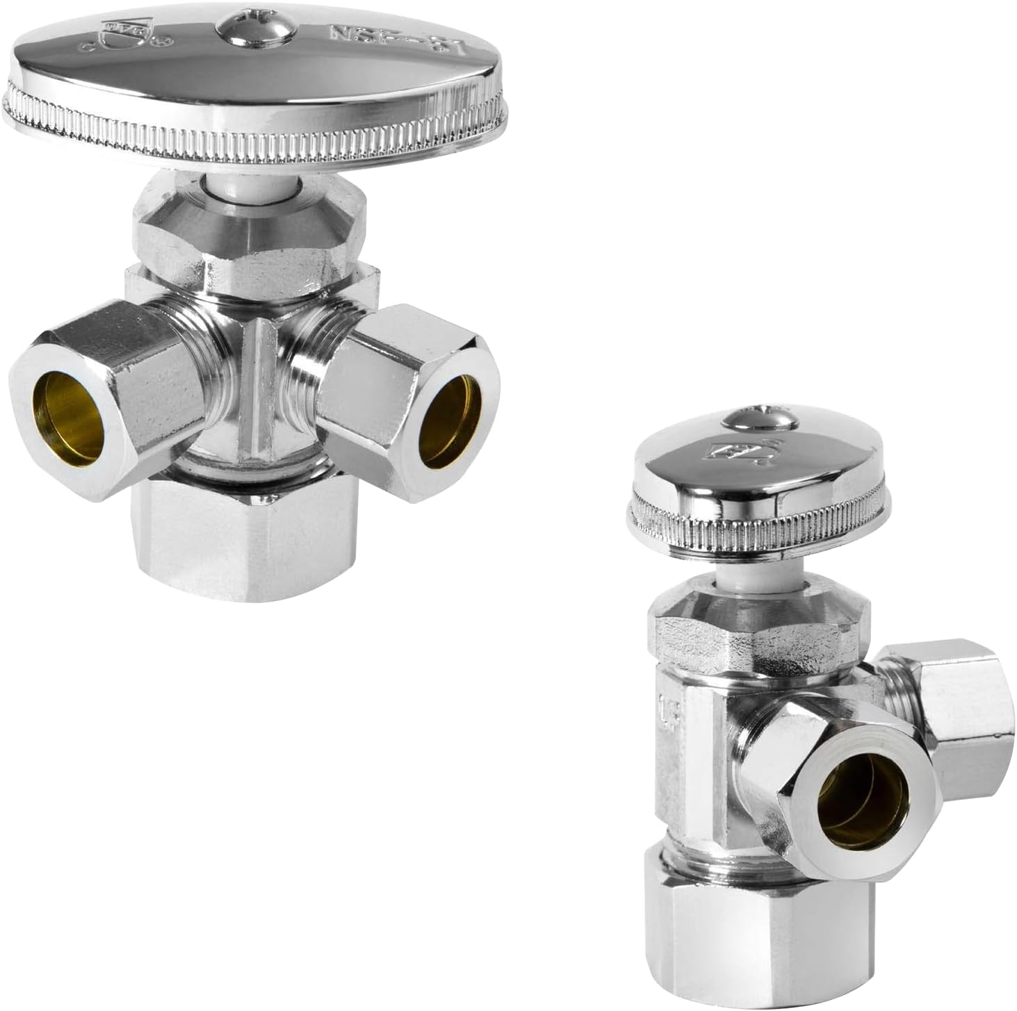 Valvola Dual Stop Pex/compr Valvola Di Arresto A 1/4 Di Giro - Foto 4