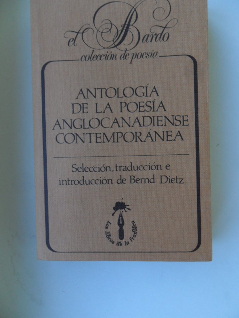Antología de la poesía anglocanadiense contemporánea (El bardo)