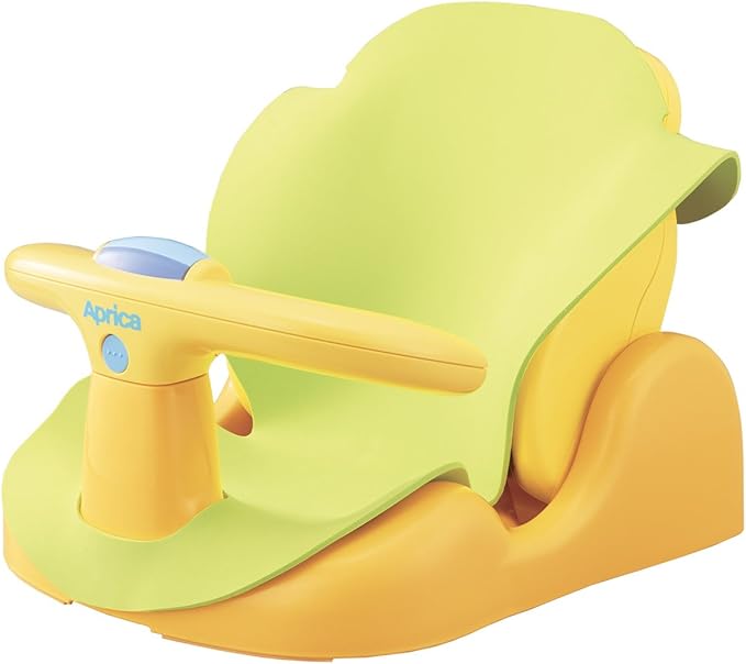 Amazon.co.jp Aprica(アップリカ) バスチェアー 新生児から はじめてのお風呂から使えるバスチェア YE 91593 イエロー ベビー＆マタニティ