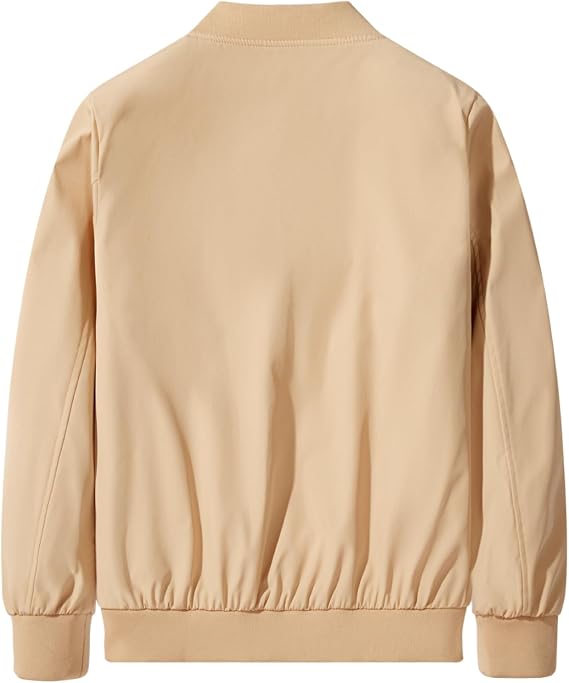 Men's Bomber Jacket Fashion Stylish Lightweight Windbreaker Spring Fall Casual Jackets for Men