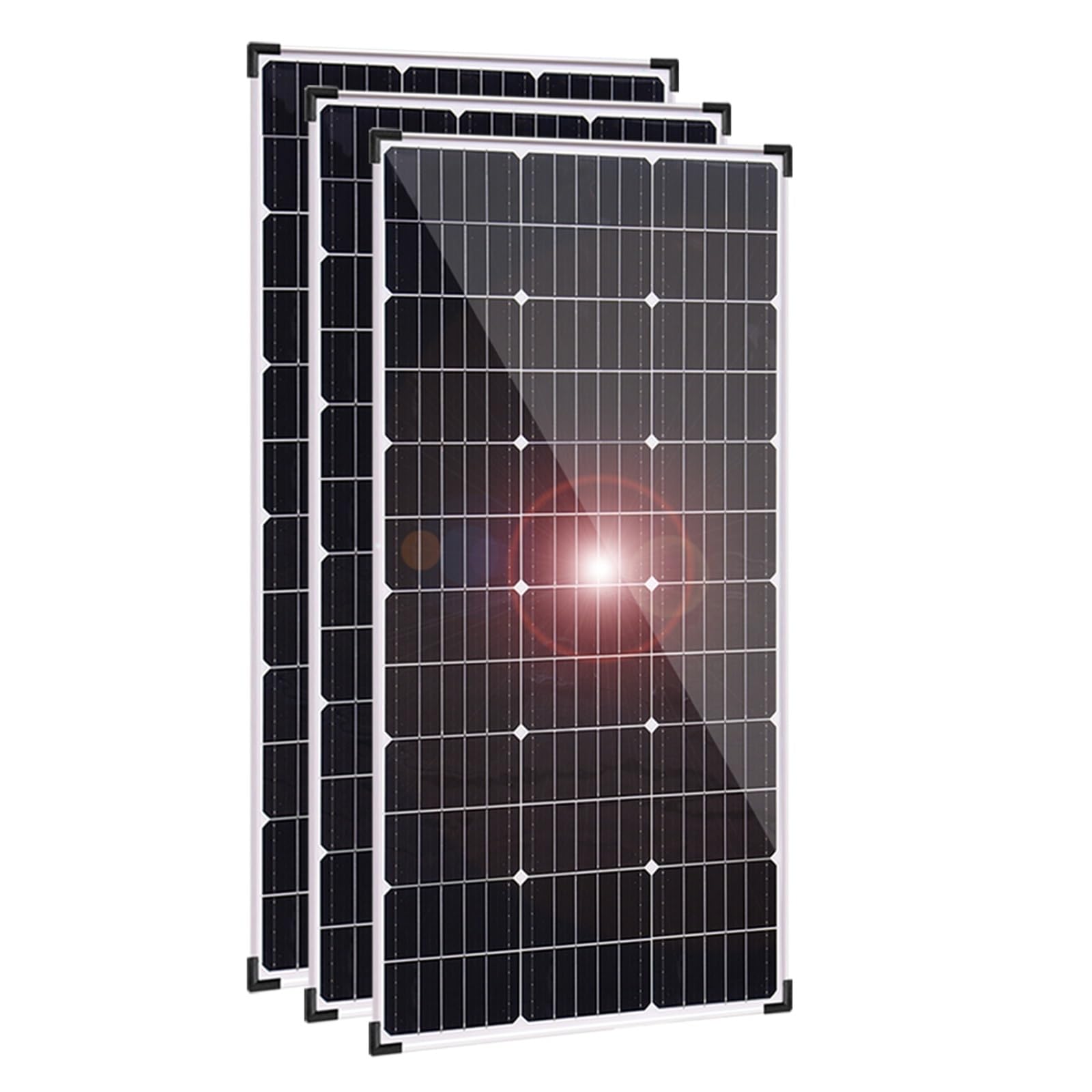 12v Panel słoneczny aluminiowa rama 450w 300w 150w zestaw z ładowarką Panel fotowoltaiczny do domu samochód łódź podróż Camping Power(450w)
