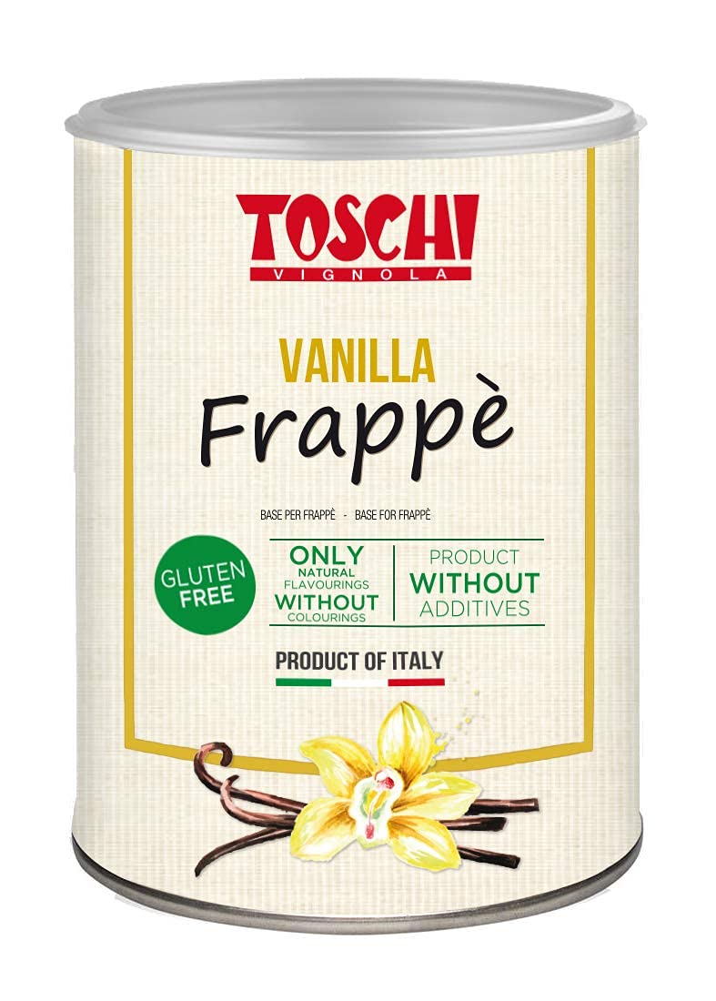 Frappè alla Vaniglia Toschi, base in polvere 1,2 Kg per la preparazione di 25/50 Bicchieri di Frappè