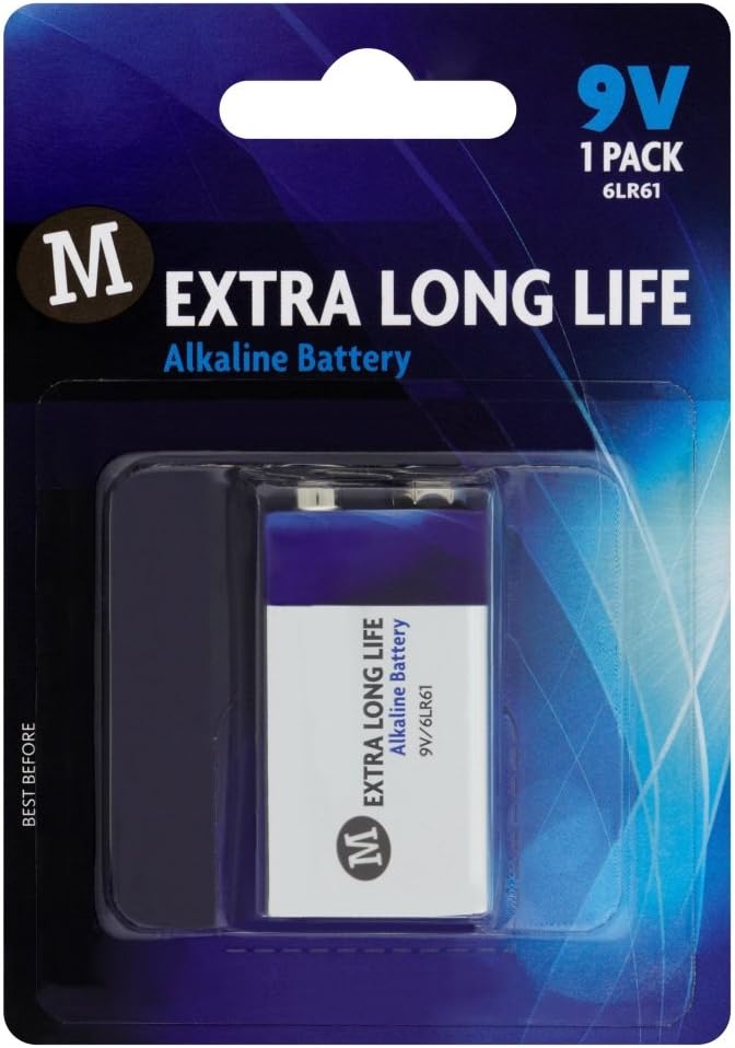 Morrisons Extra Long Life Alkaline Battery 9V Amazon.co.uk Electronics & Photo