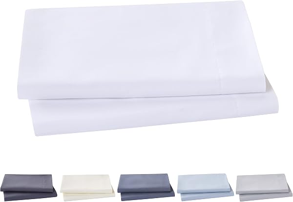 Todocama – Juego de 2 Fundas de Almohada, Microfibra Extra Suave, hipoalergénicas. Juego de 2-90x40 cm Blanco - 2